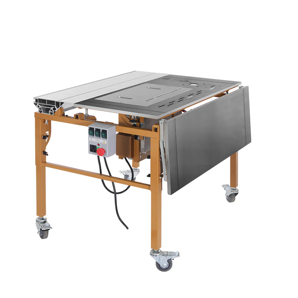 AM-7 Folding Precision Table Saw interface detail