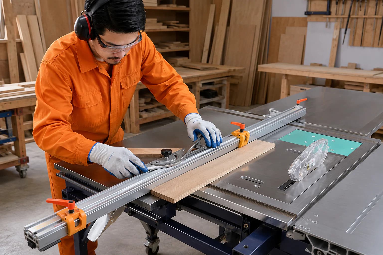 AM-11 Multi-Function Precision Table Saw interface detail