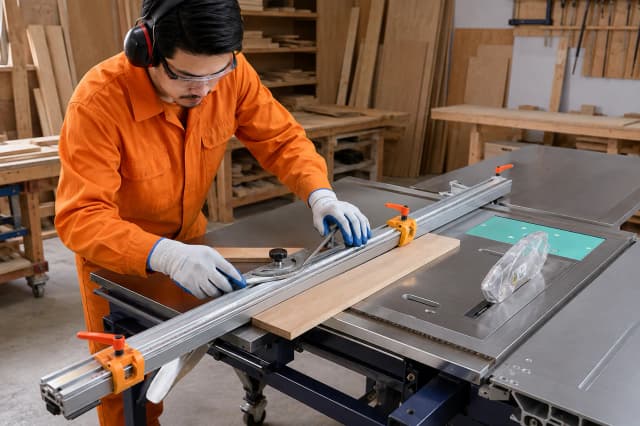 AM-11 Multi-Function Precision Table Saw interface detail