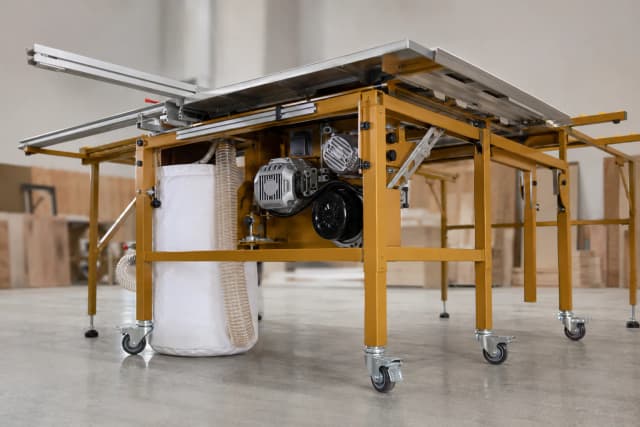AM-7 Folding Precision Table Saw structural detail