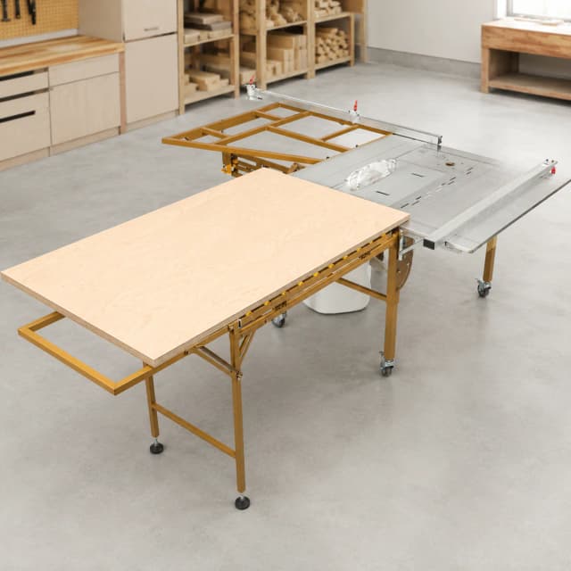 AM-9 Swing Arm Precision Saw Table structural detail