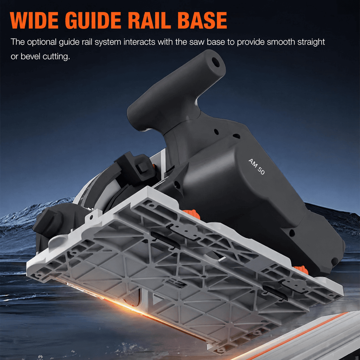 AM-50 Brushless Track Saw interface detail