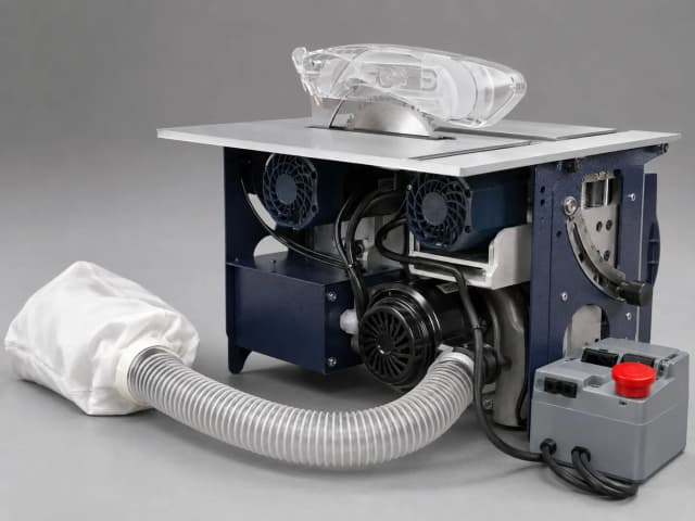 JS-25 Brushed Anti-Dust Saw Machine structural detail