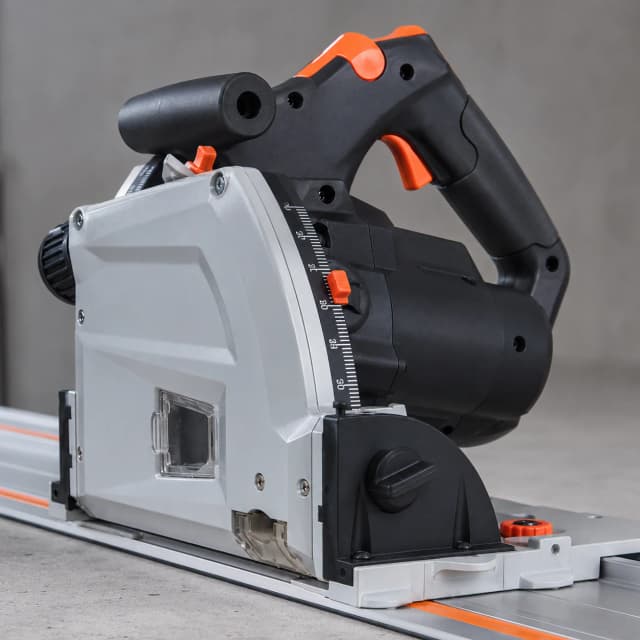 SJ-55 Brushless Track Saw setup view