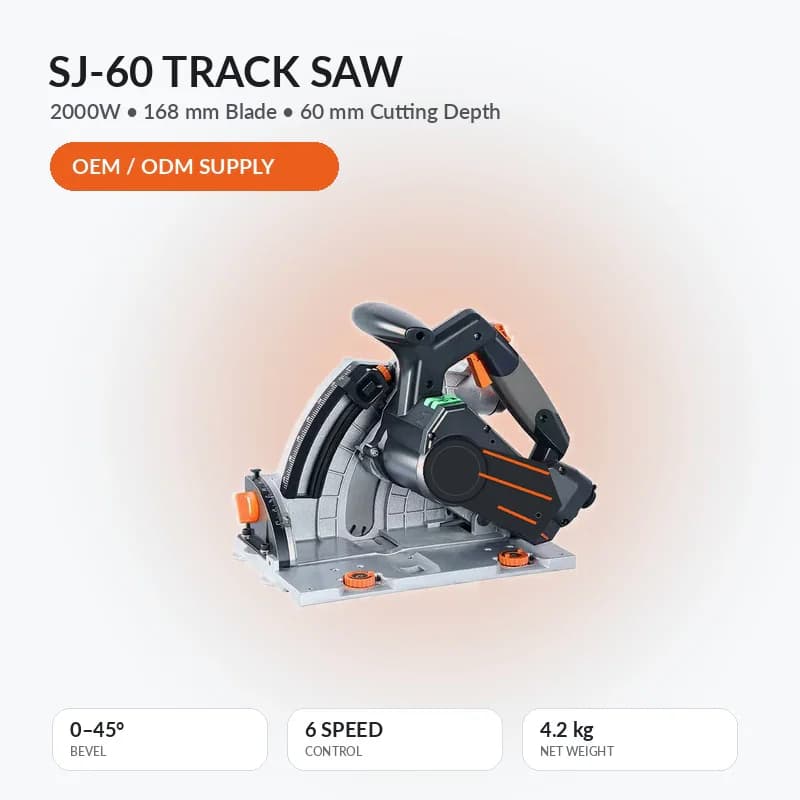 SJ-60 Brushless Track Saw main product view
