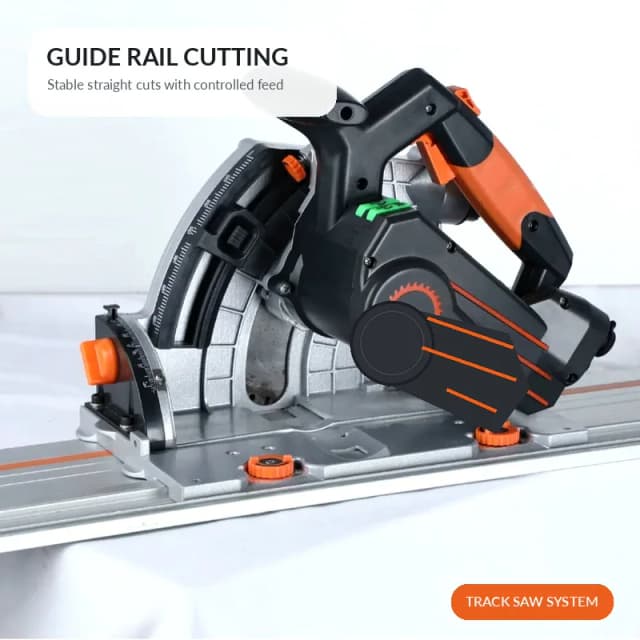SJ-60 Brushless Track Saw setup view