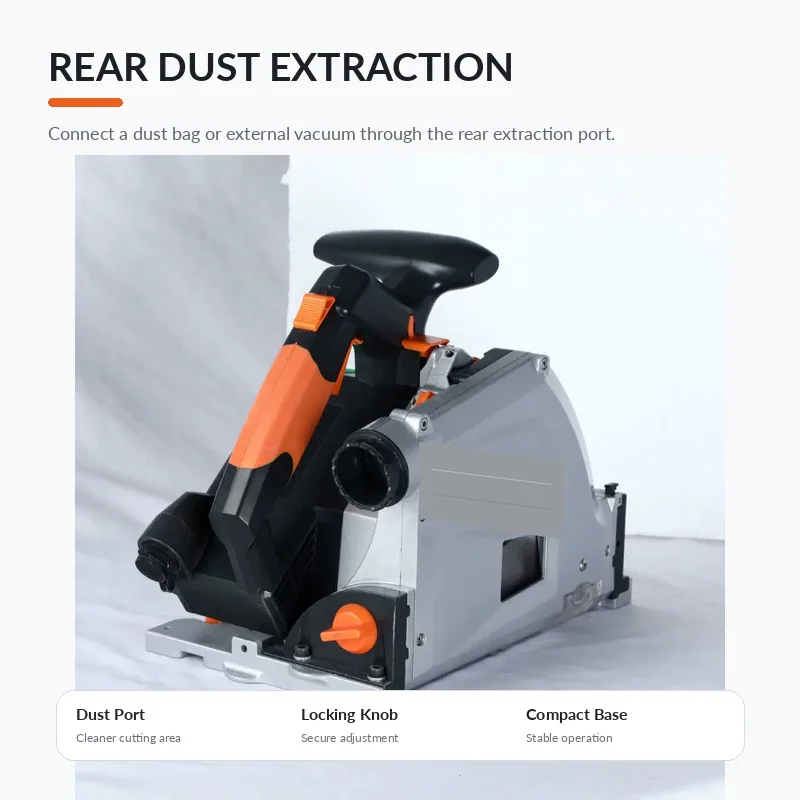 SJ-60 Brushless Track Saw structural detail