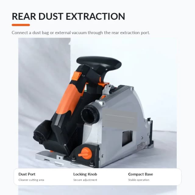 SJ-60 Brushless Track Saw structural detail
