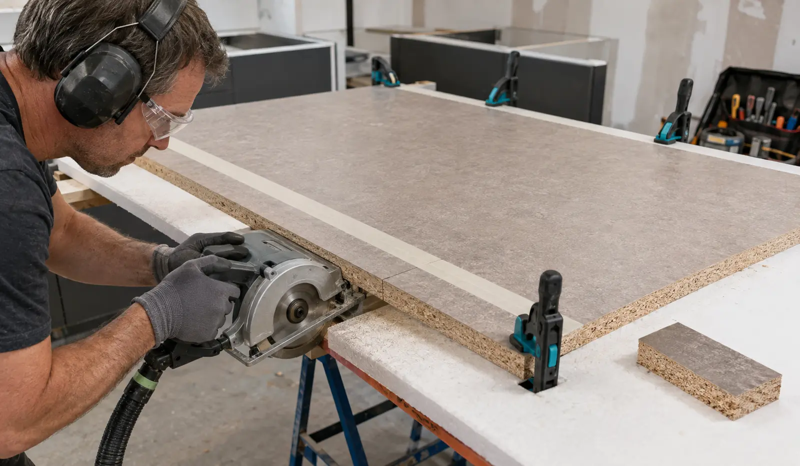 How to Cut a Laminate Countertop