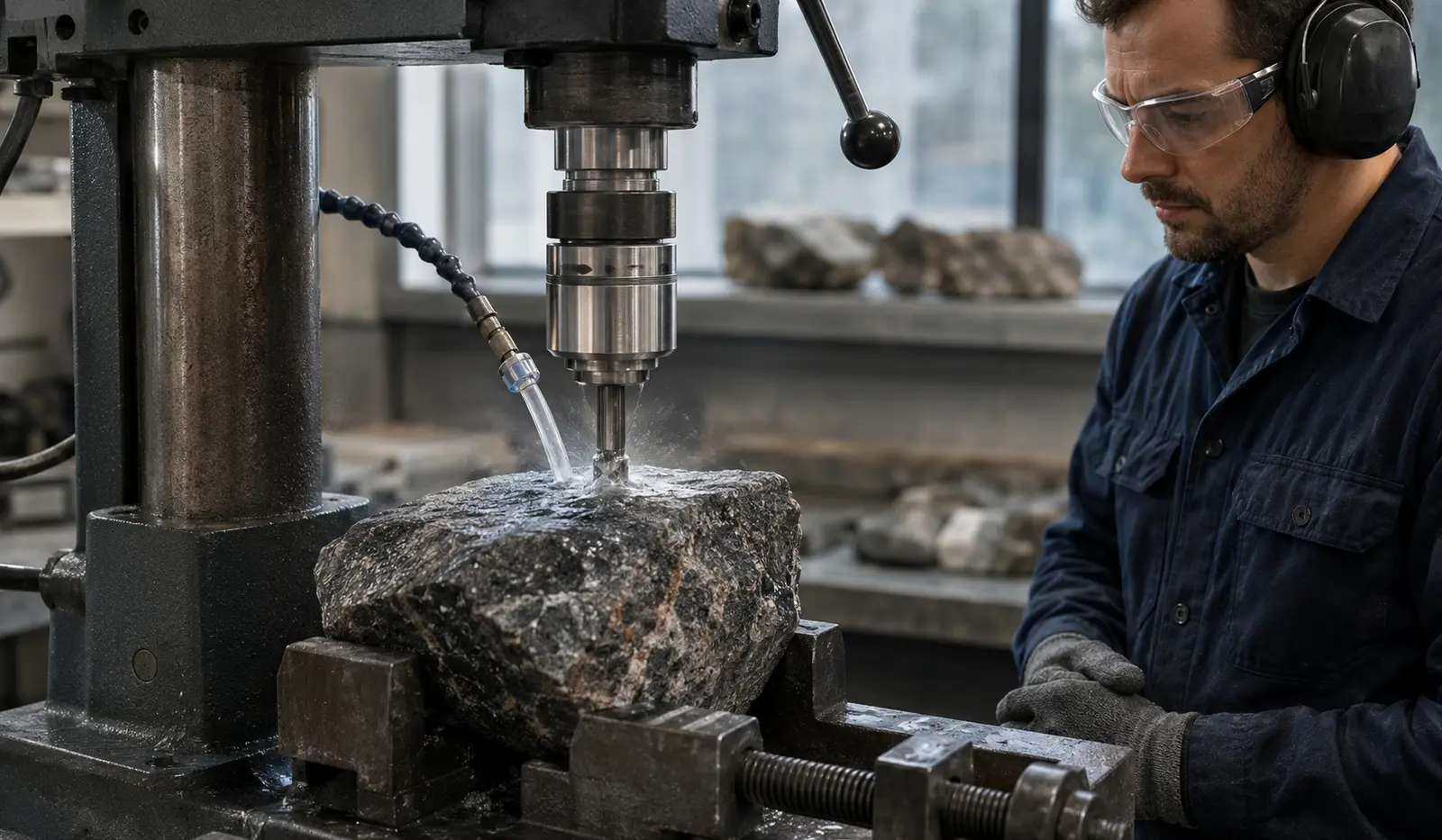 How to Drill a Hole in Rock