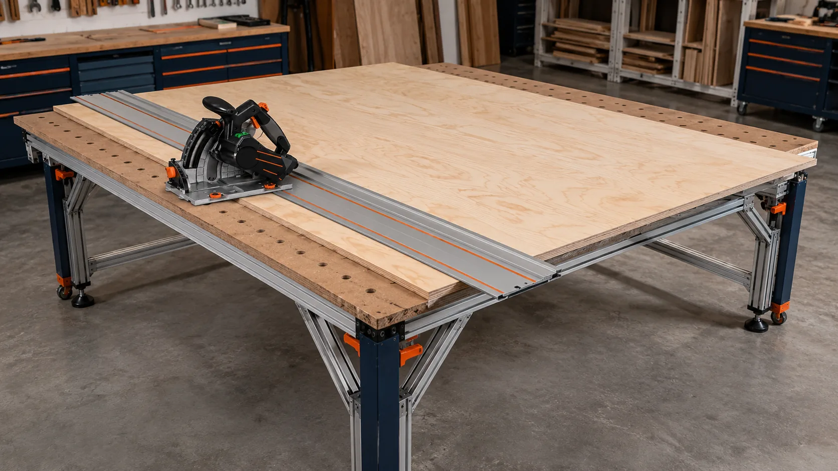 How to Set Up a Track Saw Cutting Table