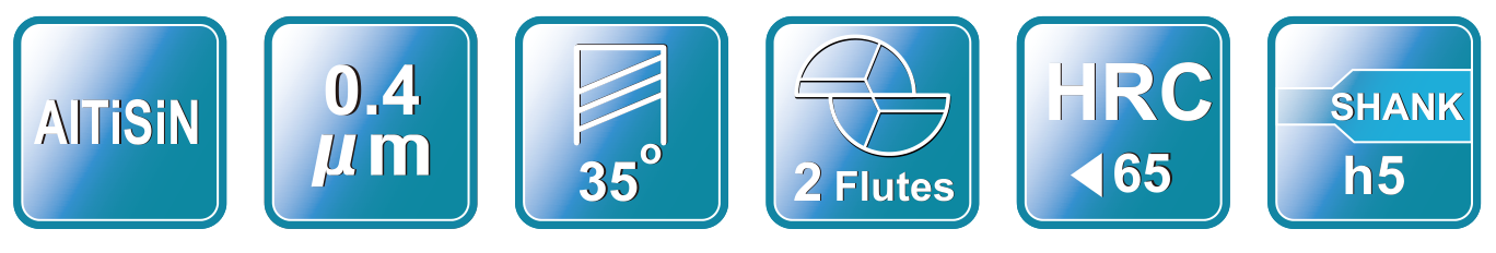 HE series (R018) catalog icon strip with the original symbols, numbers and colors