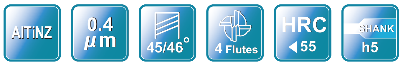 KE series (R077) catalog icon strip with the original symbols, numbers and colors