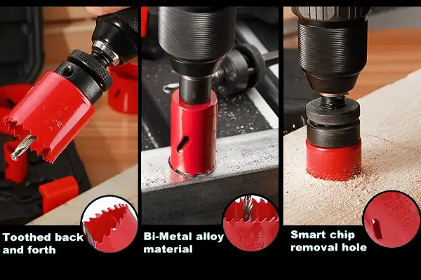 Carbide hole saw application
