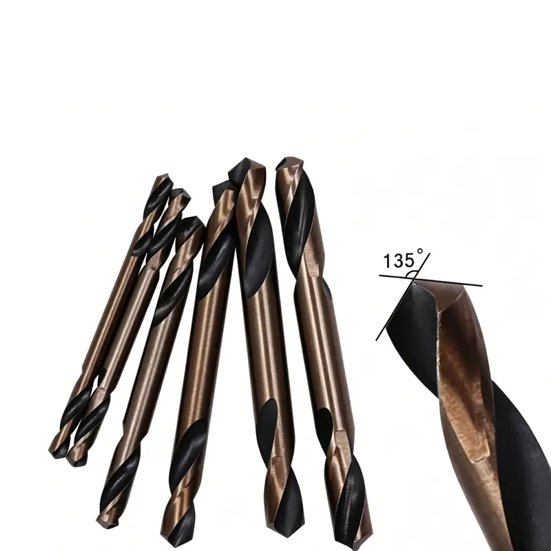 Double-ended drill geometry