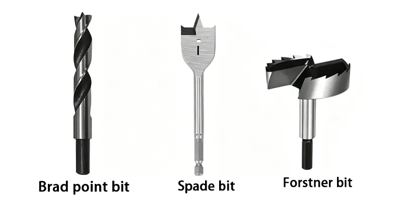 Forstner bit application detail
