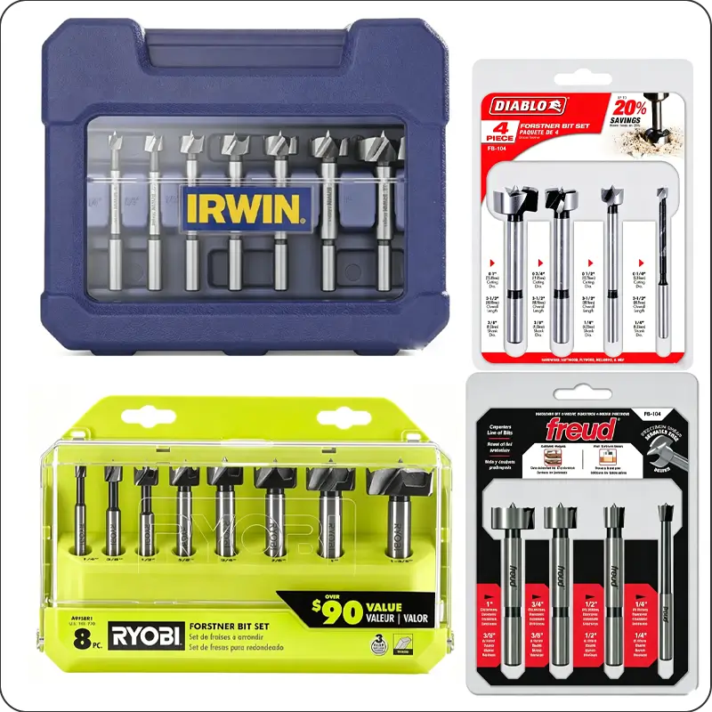 Forstner bit product configuration