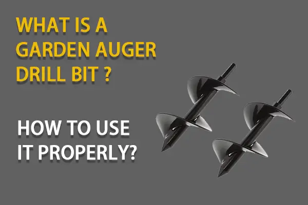 Garden auger planting application