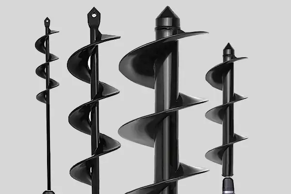 Garden auger soil application