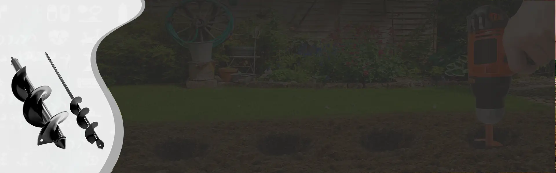 Cómo usar una barrena de jardín — Diseñar el surtido