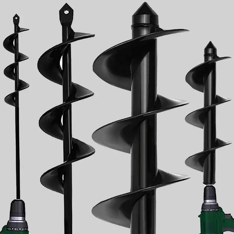 Garden auger product geometry