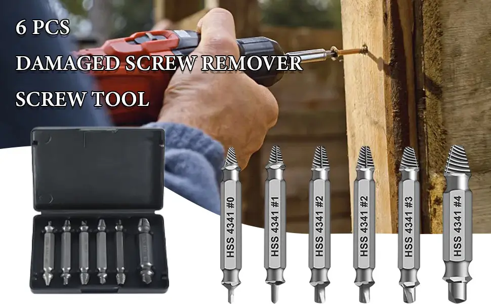 Screw extractor size specification