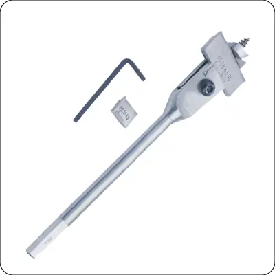Spade bit paddle-style cutting body