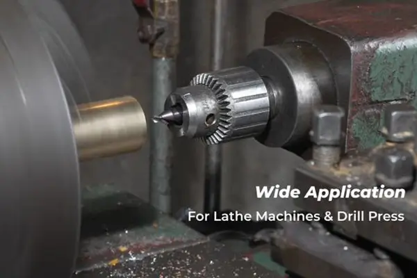 Spot weld drill bit cutting end inspected during machining