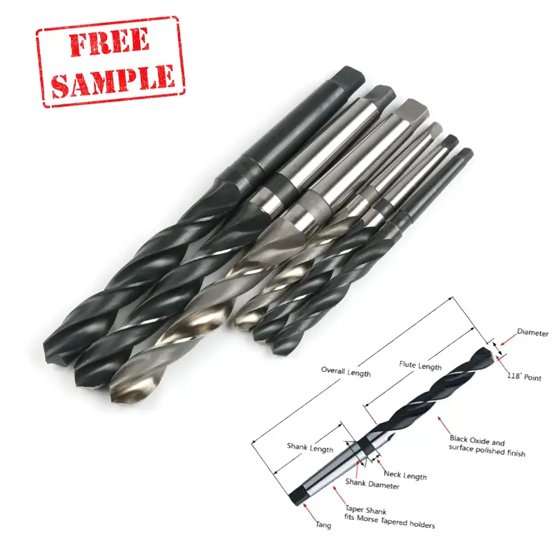 Taper-shank drill interface