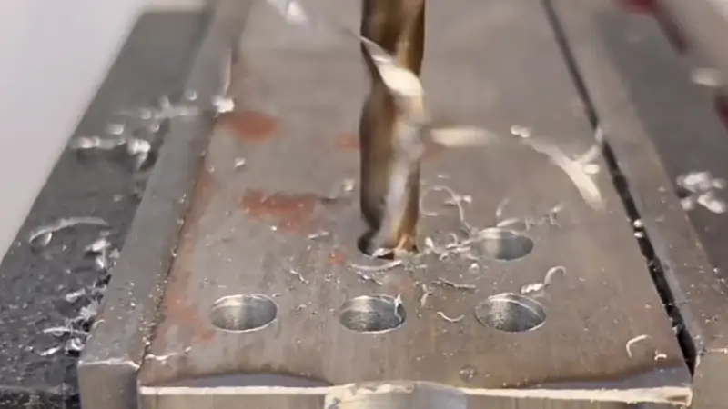 HSCO drill bit metal drilling context