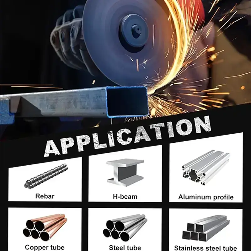 Cut-off wheel applications on metal profiles