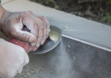 Diamond cup wheel stone edge grinding