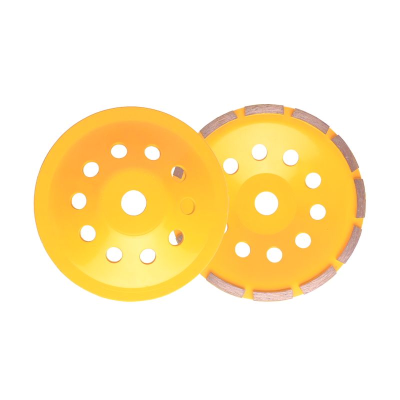 Single-row diamond cup wheel