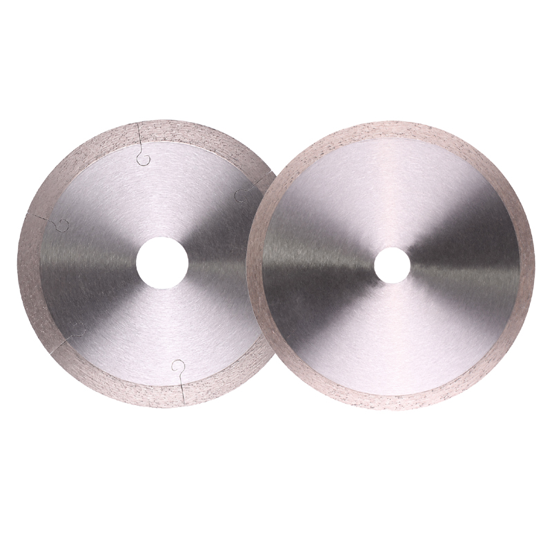 Continuous-rim diamond blade