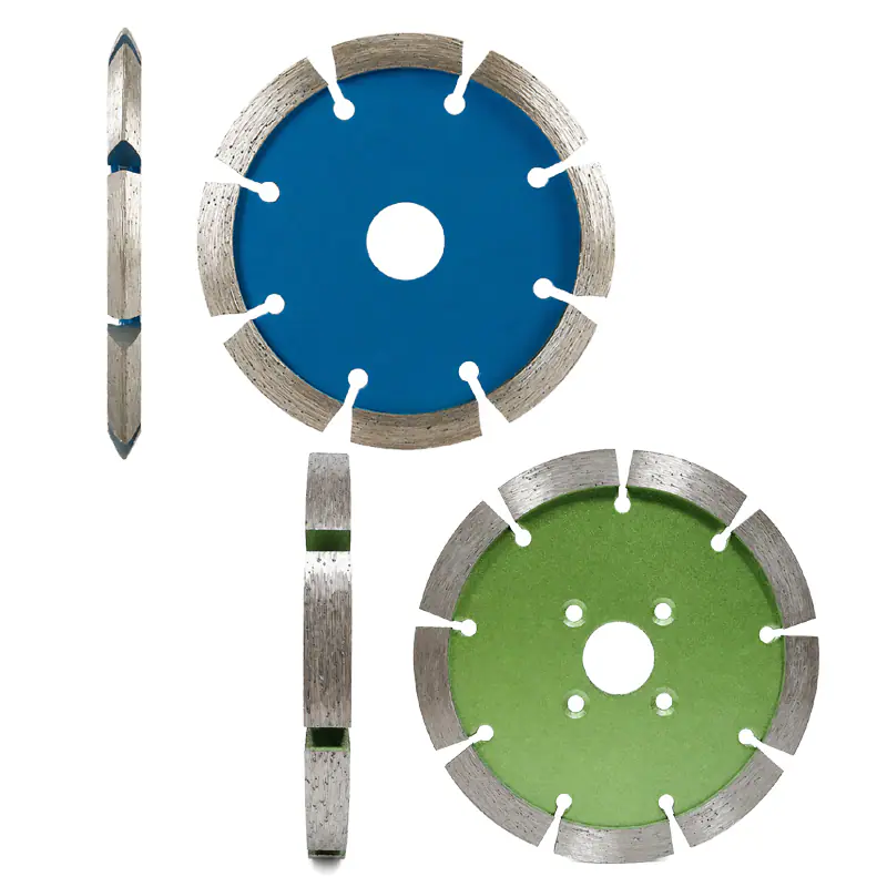 Diamond cutting blade configuration