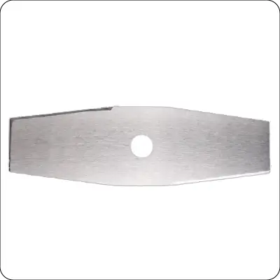 Two-tooth brush cutter blade