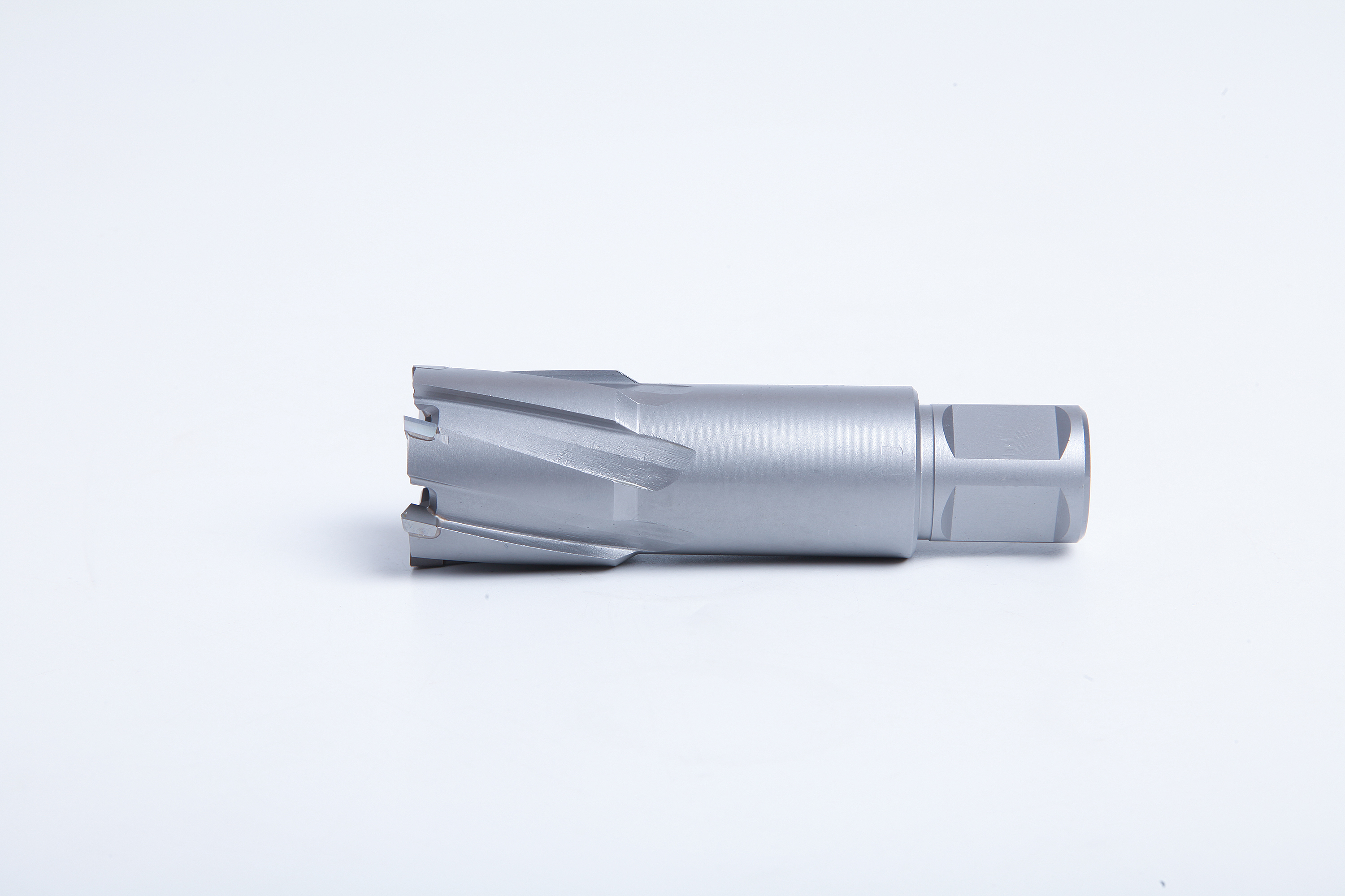 Long TCT annular cutter pilot-pin path