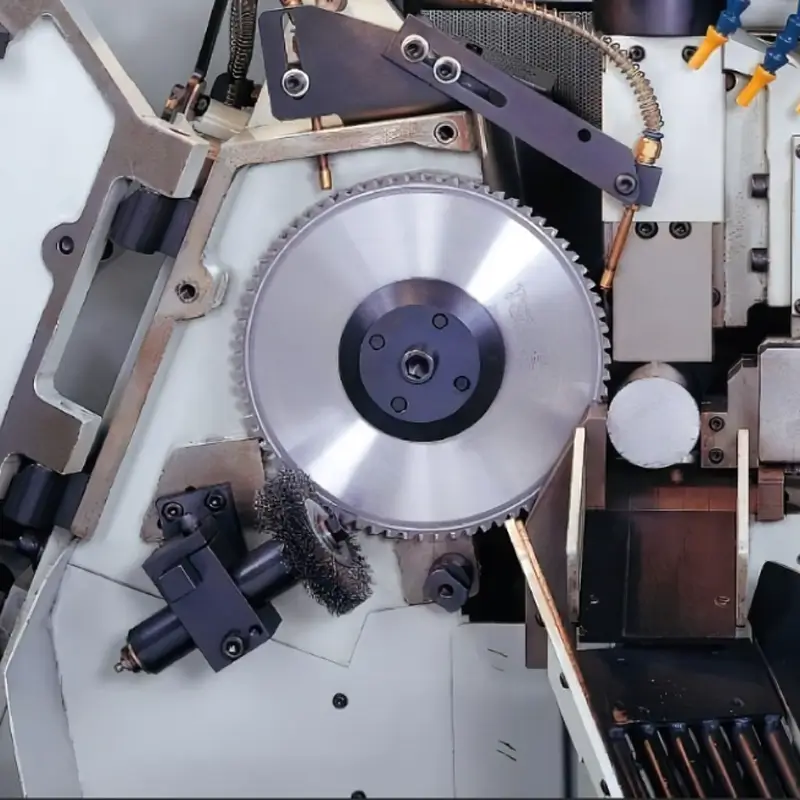 Circular saw blade production and surface control