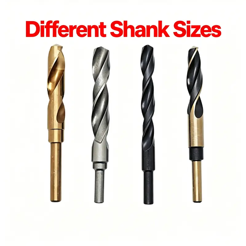 Fractional drill bit reduced-shank option