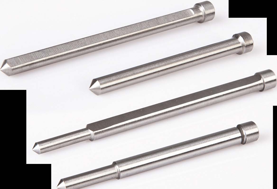 Catalog reference showing annular cutter pilot-pin forms