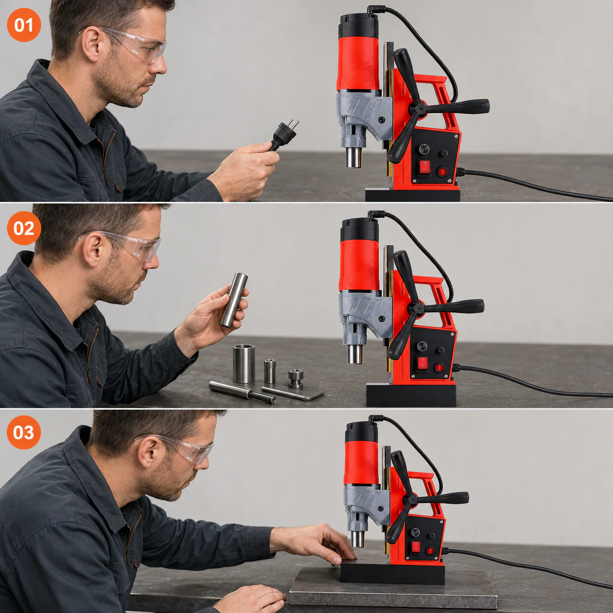 2016E magnetic drill essential safety checks before operation