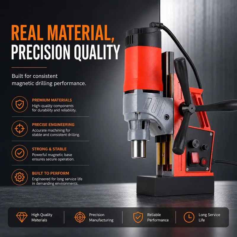 2016E industrial magnetic drill material and construction details