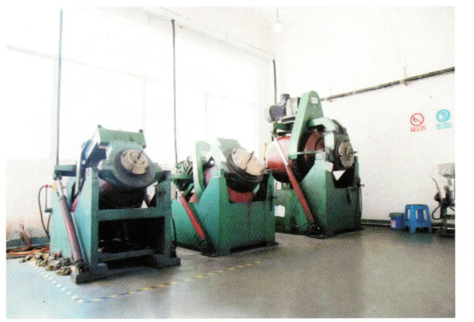 Carbide grinding workshop from the supplied factory library
