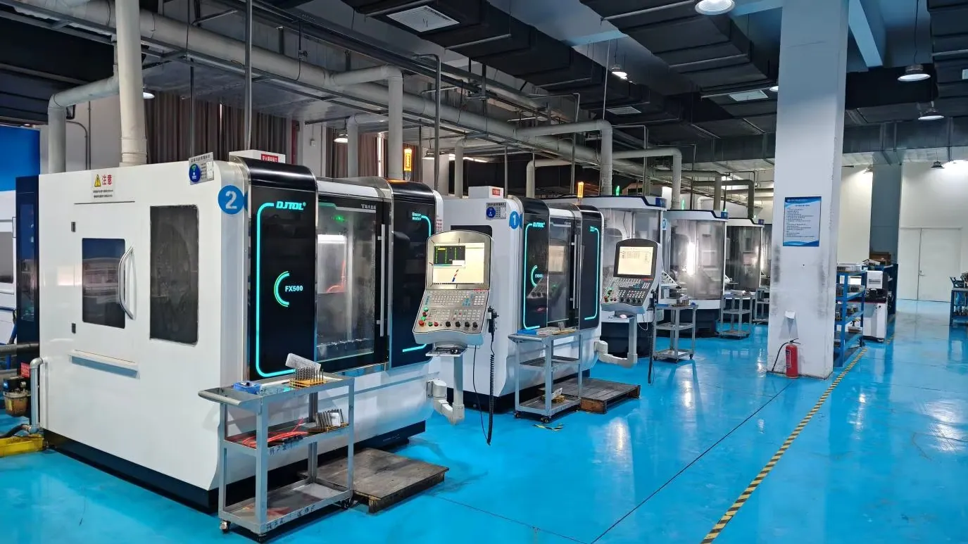 CNC machining equipment in the supplied carbide workshop library