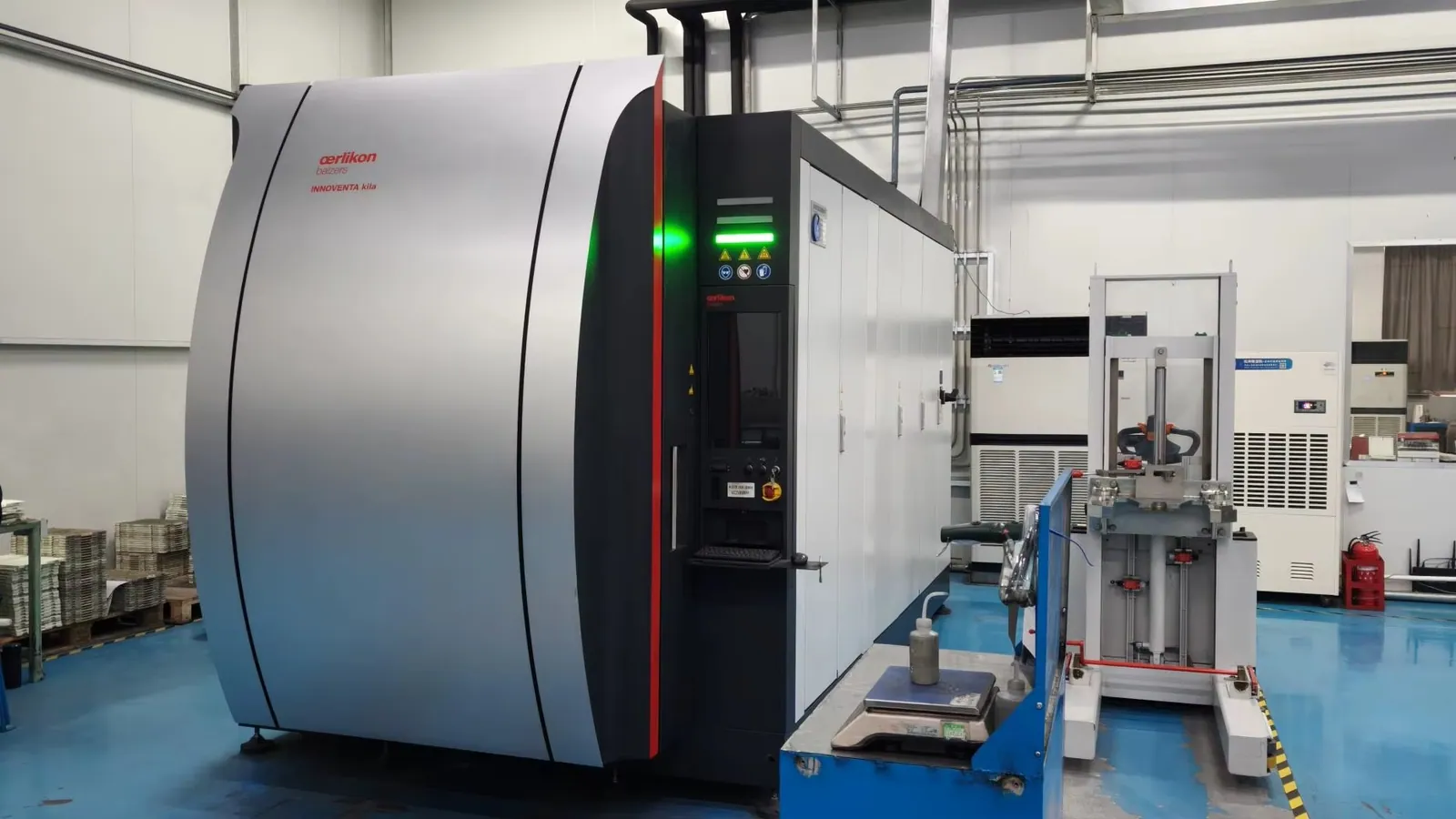 Industrial coating equipment in the supplied workshop library