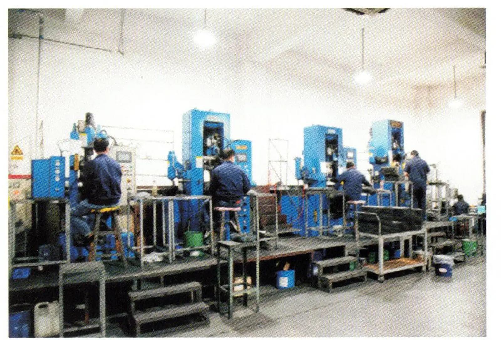 Carbide production pressing workshop from the supplied factory library