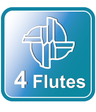 NEMB: 4 cutting flutes