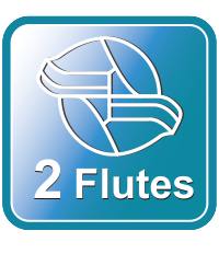 NBS: 2 cutting flutes