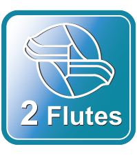 NBMT: 2 cutting flutes