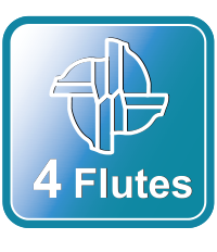 EEMB: 4 cutting flutes